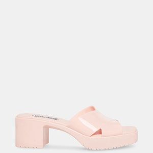 Steve Madden Pink Jelly Platform Slide Sandals